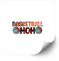 Thumbnail for Basketball Mom Patterned Sticker | Cute Sports Mom Vinyl Decal